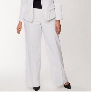 Lane Bryant Plus Pin Striped Pants sz 26W Striped NEW